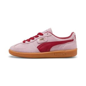 Trenerzy Puma Palermo. Czerwone buty sportowe Puma, bez wzorów, bez zapięcia, do piłki nożnej. Za 267,00 zł.