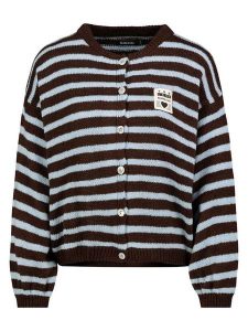 Sublevel Kardigan w kolorze brązowo-błękitnym rozmiar: M/L. Brązowe kardigany Sublevel. Za 143,99 zł.