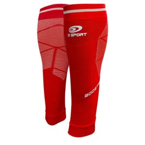 Legginsy kompresyjne BV Sport Booster elite evo2. Czerwone legginsy BV SPORT, bez wzorów. Za 249,00 zł.