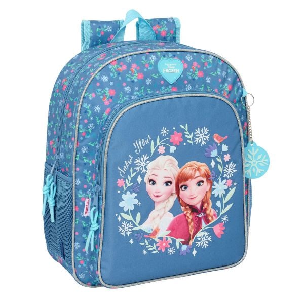 Plecak szkolny DISNEY FROZEN Poliester 300D. Niebieskie plecaki Disney Frozen. Za 141,65 zł.