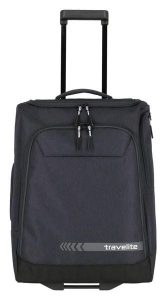 Torba podróżna na kółkach Kick Off S 44 L dla dorosłych unisex. Czerwone torby podróżne i sportowe TRAVELITE, bez wzorów, z materiału. Za 261,57 zł.