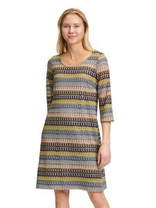 Vera Mont Sukienka w kolorze błękitno-żółtym rozmiar: 46. Niebieskie sukienki Vera Mont, bez wzorów, z koronki, bez kołnierzyka, bez ramiączek, mini. Za 195,99 zł.