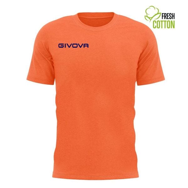 Koszulka Givova Fluo Pomarańczowa 3XL - Komfort i Styl. Brązowe bluzki Givova, xl, bez wzorów, z bawełny, sportowe, bez kołnierzyka, bez ramiączek. Za 136,99 zł.