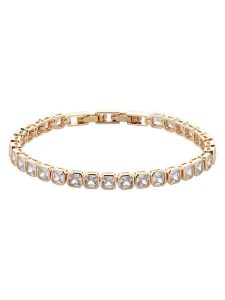 U.S. Polo Assn. Pozłacana bransoletka z elementami ozdobnymi rozmiar: onesize. Żółte bransoletki U.S. Polo Assn., z kryształem, metalowe. Za 100,99 zł.