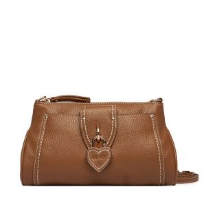 Torebka Liu Jo. Brązowe listonoszki Liu Jo, bez wzorów, bez dodatków. Za 469,99 zł.