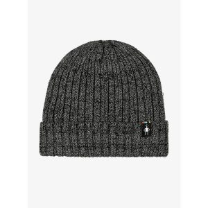 Czapka zimowa Smartwool Rib Hat - black natural marl. Czarne czapki Smartwool, bez wzorów, sportowe. Za 149,26 zł.