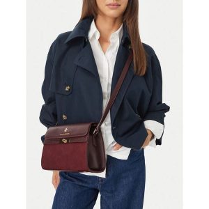 Torebka Beverly Hills Polo Club. Czerwone torebki klasyczne Beverly Hills Polo Club, bez wzorów, bez dodatków. Za 179,99 zł.