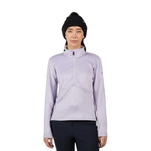Kurtka narciarska 1/4 Zip damska Rossignol Diretta. Fioletowe kurtki Rossignol, na zimę, bez wzorów, bez kaptura, narciarskie. Za 544,00 zł.