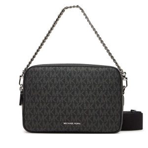Torebka MICHAEL Michael Kors. Czarne listonoszki MICHAEL Michael Kors, bez wzorów, bez dodatków. Za 499,99 zł.