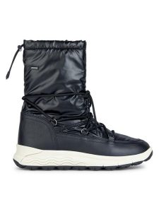 Geox Śniegowce D Spherica 4x4 B Abx D3626E 085FU C9999 Czarny. Czarne buty zimowe Geox, ze skóry, bez obcasa, bez zapięcia. Za 799,99 zł.