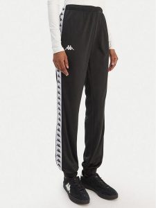 Kappa Spodnie dresowe Banda Wrastoria 303R5K0 Czarny Slim Fit. Czarne spodnie dresowe Kappa, l, bez wzorów, z dresówki. Za 149,99 zł.