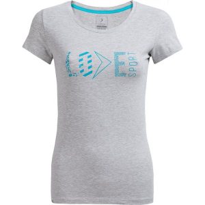 T-shirt damskie TSD604 - ciepły jasny szary - Outhorn. T-shirty marki Outhorn. W wyprzedaży za 24,99 zł.