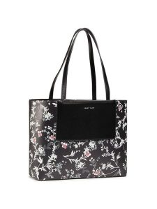Jenny Fairy Torebka RX0684 Czarny. Czarne shopper bag Jenny Fairy, bez wzorów, ze skóry, bez dodatków. Za 53,99 zł.