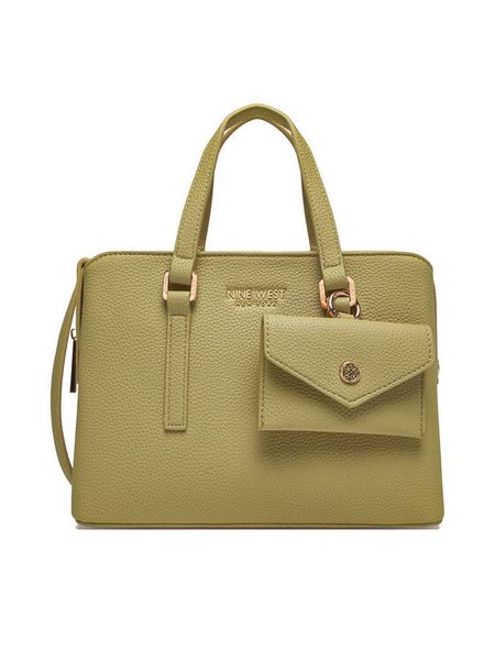 Nine West Torebka CEO-Nira-KY251 Zielony. Zielone torebki klasyczne Nine West, bez wzorów, z materiału, bez dodatków. Za 249,99 zł.