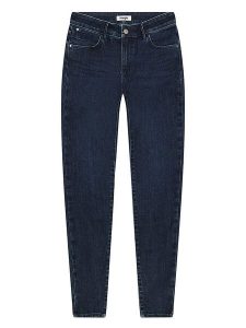 Wrangler Dżinsy - Skinny fit - w kolorze granatowym rozmiar: W26/L30. Niebieskie jeansy Wrangler, z aplikacjami, z podwyższonym stanem. Za 132,05 zł.