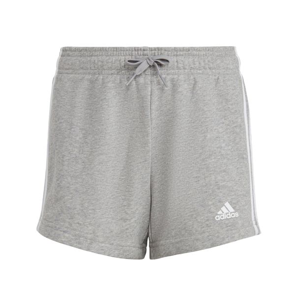 Essentials 3-Stripes Shorts. Białe szorty ADIDAS, bez wzorów, sportowe. Za 95,00 zł.