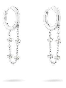 Tamaris Kolczyki-kreole ze szkłem rozmiar: onesize. Szare kolczyki Tamaris, szklane. Za 126,15 zł.