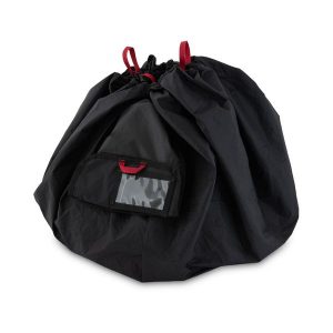Torba worek na odzież sportową Acepac GROUND SHEET. Czarna torby podróżne i sportowe ACEPAC, bez wzorów. Za 64,99 zł.