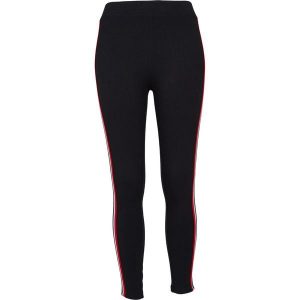 Legginsy damskie Urban Classics 3-tone tape. Czarne legginsy Urban Classics, bez wzorów. Za 142,00 zł.