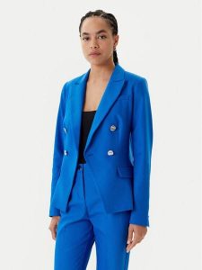 Morgan Marynarka 251-VPKY.F Niebieski Slim Fit. Niebieskie marynarki i żakiety Morgan, bez wzorów, z syntetyku. Za 339,99 zł.