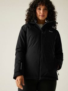 Regatta Kurtka przejściowa "Highton Stretch" w kolorze czarnym rozmiar: 36. Czarne kurtki Regatta, bez wzorów, bez kaptura. Za 217,53 zł.