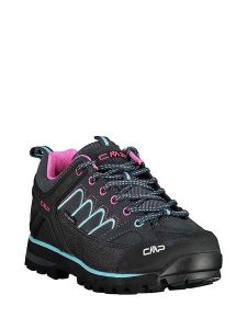 Cmp Skórzane buty trekkingowe "Moon" w kolorze antracytowo-czarno-różowym rozmiar: 40. Czarne buty trekkingowe CMP, ze skóry, bez zapięcia. Za 350,45 zł.