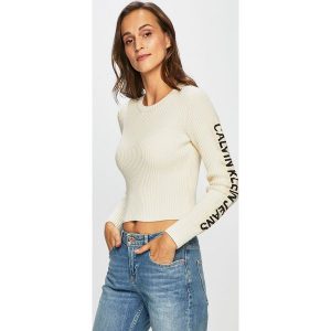 Calvin Klein Jeans - Sweter. Swetry klasyczne marki Calvin Klein Jeans. W wyprzedaży za 359,90 zł.
