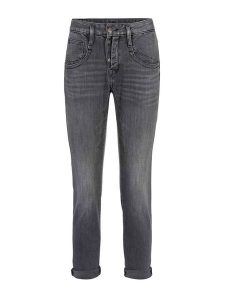 Herrlicher Dżinsy - Slim fit - w kolorze antracytowym rozmiar: W25. Czarne jeansy Herrlicher, bez wzorów, z podwyższonym stanem. Za 83,42 zł.