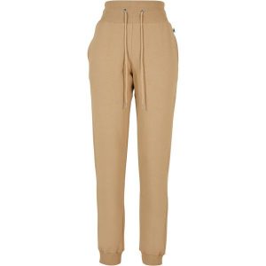 Spodnie dresowe organiczna wysoka talia duże rozmiary kobiety Urban Classics. Brązowe spodnie dresowe Urban Classics, bez wzorów, z dresówki. Za 267,50 zł.