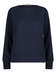 CMP Bluza w kolorze granatowym rozmiar: 38. Niebieskie bluzy CMP, bez wzorów, z bawełny, bez kaptura. Za 92,42 zł.