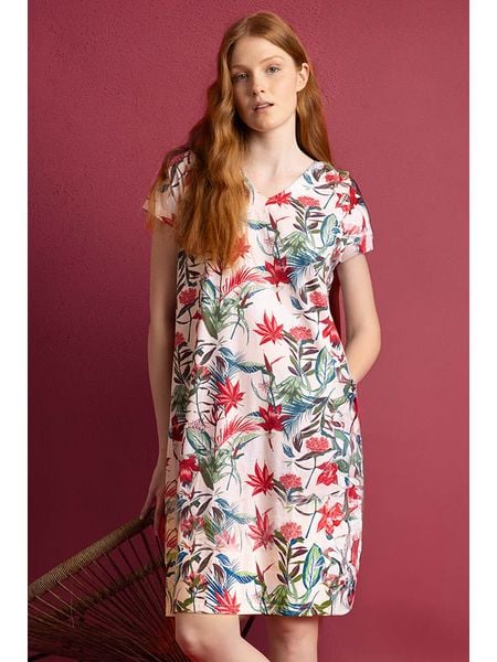 Admas Sukienka ze wzorem rozmiar: M. Sukienki Admas, na co dzień, m, bez wzorów, bez kołnierzyka, bez ramiączek, midi, proste. Za 79,21 zł.