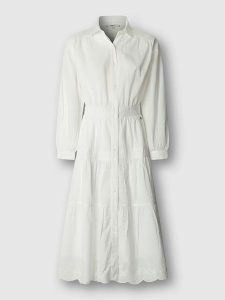 Pepe Jeans Sukienka "Celeste" w kolorze białym rozmiar: XS. Białe sukienki Pepe Jeans, xs, bez wzorów, z bawełny, bez kołnierzyka, bez ramiączek, maxi. Za 282,99 zł.