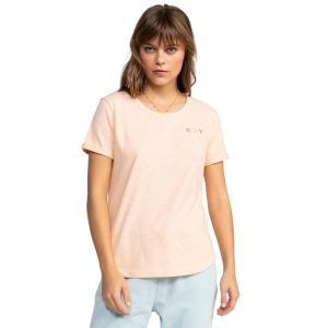 Koszulka dla Kobiety SATURDAZE Różowy. Brązowe koszulki sportowe Roxy, bez wzorów, z bawełny, bez ramiączek. Za 89,99 zł.