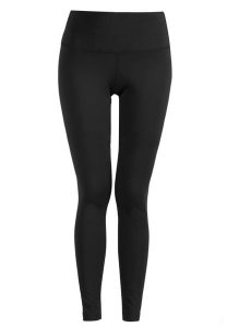 Damskie legginsy Athlecia Franz. Czarne legginsy ENDURANCE, bez wzorów, z elastanu, z podwyższonym stanem. Za 196,00 zł.