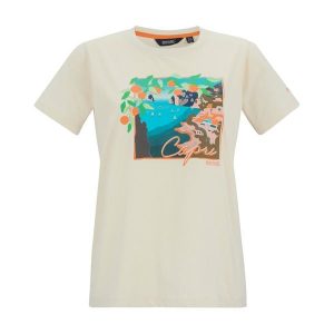Damska Koszulka Filandra VX Capri Seaside T-shirt. Brązowe t-shirty Regatta, bez wzorów, bez kołnierzyka, bez ramiączek. Za 67,99 zł.