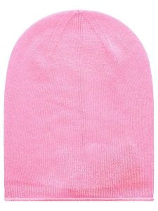 Zwillingsherz Kaszmirowa czapka beanie w kolorze jasnoróżowym rozmiar: onesize. Różowe czapki Zwillingsherz, bez wzorów, z kaszmiru. Za 149,95 zł.