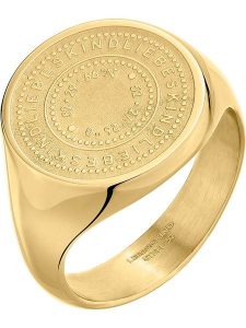 Liebeskind Pierścionek w kolorze złotym rozmiar: 52. Żółte pierścionki Liebeskind, ze stali. Za 174,02 zł.