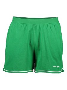 Reebok Szorty dresowe w kolorze zielonym rozmiar: M. Zielone szorty Reebok, bez wzorów, z bawełny. Za 57,45 zł.