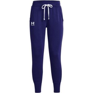 Spodnie Do Biegania Rival Fleece Dla Kobiet. Niebieskie spodnie dresowe Under Armour, bez wzorów. Za 302,99 zł.