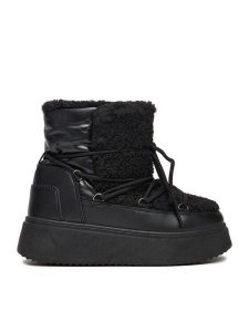 DeeZee Śniegowce HD5357 Czarny. Czarne buty zimowe DeeZee, z materiału, bez obcasa, bez zapięcia. Za 199,99 zł.