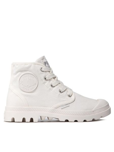 Palladium Trapery Pampa Hi 92352-116-M Biały. Białe buty zimowe Palladium, z materiału, bez obcasa, bez zapięcia. Za 309,99 zł.