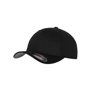 Czapka Flexfit wooly combed. Czerwone czapki FLEXFIT, bez wzorów, z bawełny, sportowe. Za 76,55 zł.
