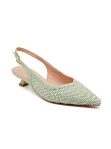 Sixth Sens Czółenka w kolorze jasnozielonym rozmiar: 38. Zielone czółenka Sixth Sens, bez wzorów, bez obcasa, na szpilce, bez zapięcia. Za 104,99 zł.