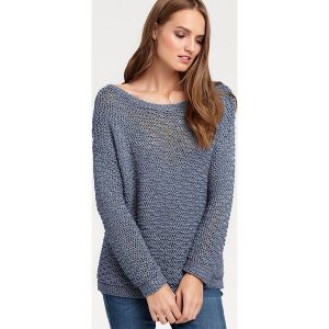Sweter w kolorze granatowym. Niebieskie swetry oversize marki Ashley Brooke by Heine, z dzianiny. W wyprzedaży za 86,95 zł.