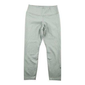 Second life - Damskie szare legginsy Dri-Fit - Jak nowy. Szare legginsy Nike, bez wzorów. Za 106,46 zł.