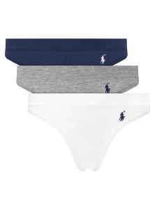 Polo Ralph Lauren Komplet fig klasycznych z wysokim stanem 4P0710 Kolorowy. Komplety bielizny Polo Ralph Lauren, bez wzorów, z bawełny. Za 379,99 zł.