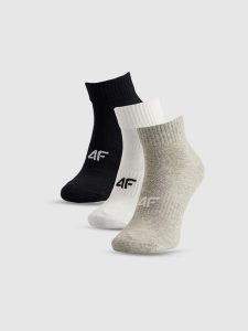 4F Skarpetki krótkie (3-pack) damskie - multikolor 39-42. Skarpetki 4f, bez wzorów, z bawełny. Za 54,99 zł.