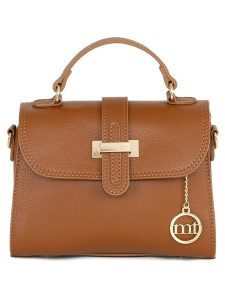 Mia Tomazzi Skórzana torebka "Diomede" w kolorze jasnobrązowym - 24 x 20 x 12 cm rozmiar: onesize. Brązowe torebki klasyczne Mia Tomazzi, bez wzorów, z materiału, przez ramię, bez dodatków. Za 217,99 zł.