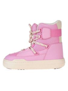 Moon Boot Botki "Park Sneaker Boot" w kolorze jasnoróżowym rozmiar: 37. Różowe botki Moon Boot, bez wzorów, z materiału, bez obcasa, bez zapięcia. Za 329,42 zł.