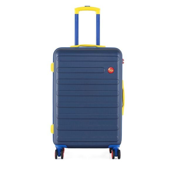 Walizka średnia Semi Line. Niebieskie walizki Semi-line, bez wzorów, średnie. Za 349,99 zł.